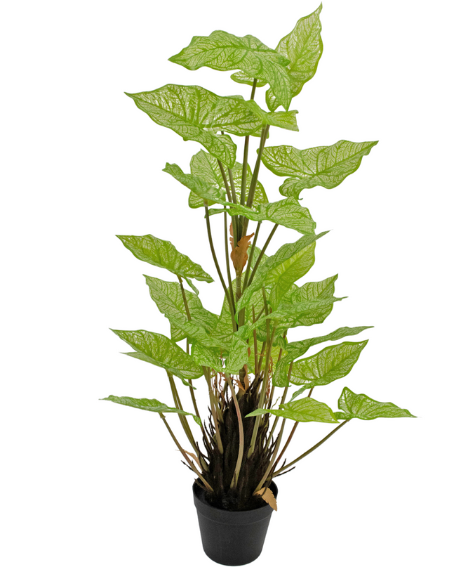 Planta artificial Trapa Bispinosa 90 cm blanca