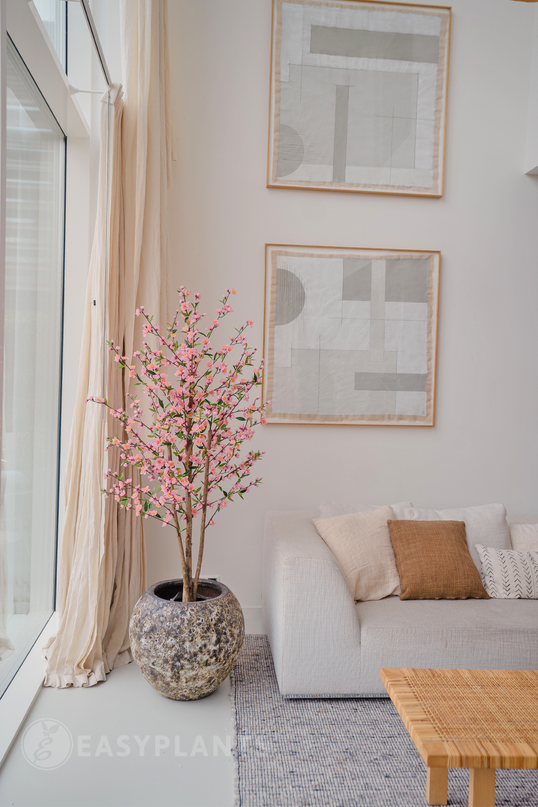 Planta artificial de flor de cerezo 150 cm