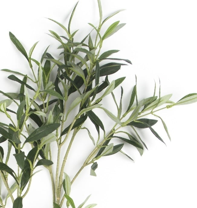 Hoja de olivo artificial 90 cm ignífuga