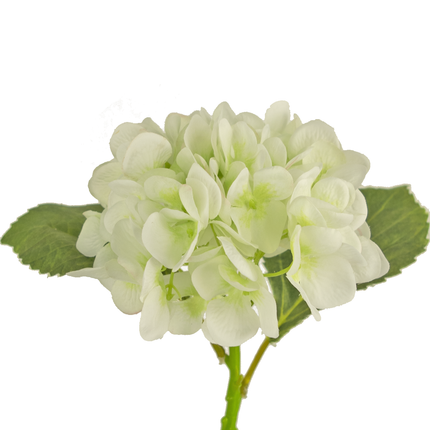 Hortensia artificial 34 cm blanca