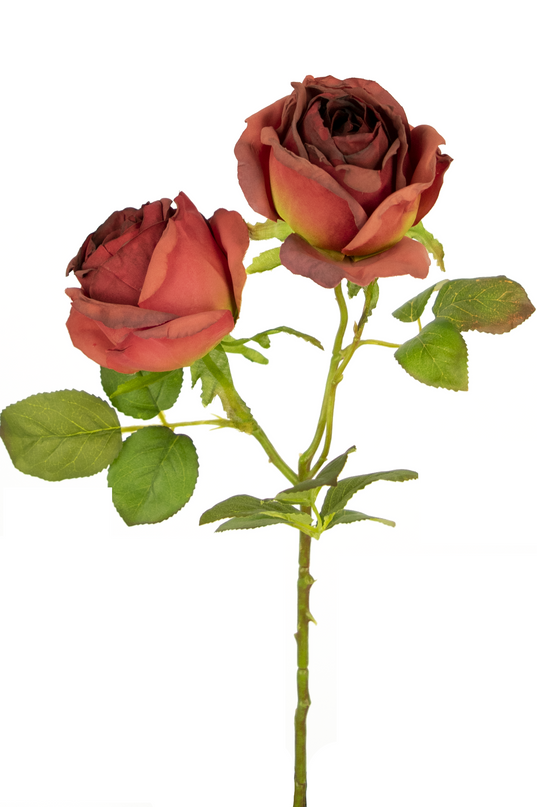 Rosa artificial Deluxe 55 cm roja