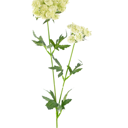 Flor de encaje artificial 76 cm blanca
