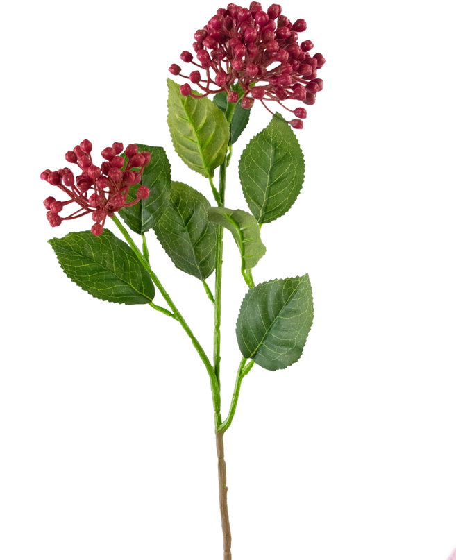 Flor artificial Hortensia 55 cm rosa oscuro