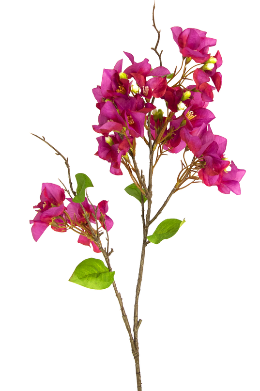 Rama de flor artificial Buganvilla 90 cm púrpura