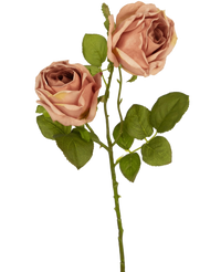 Rosa artificial Deluxe 55 cm rosa