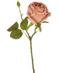 Rosa artificial Deluxe 45 cm rosa