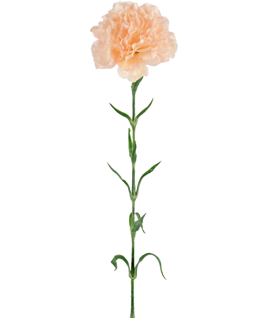Flor artificial Clavel 69 cm melocotón