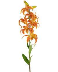Ramo de flor artificial Lirio martagón 78 cm naranja