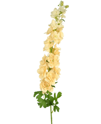 Flor artificial Aconito 105 cm crema