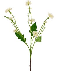 Rama de flor artificial Margarita 54 cm rayo blanco