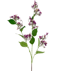 Flor artificial Hortensia silvestre 86 cm púrpura