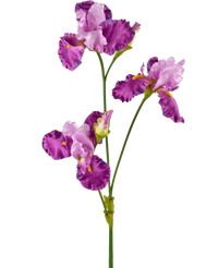 Flor artificial Iris 102 cm morado