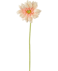 Flor artificial Gerbera mini 47 cm rosa suave