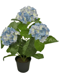 Hortensia sintética azul 35 cm