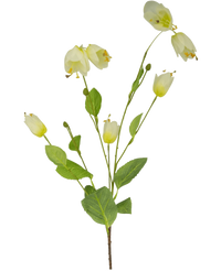 Ramo de flor artificial Fritillary 94 cm blanco