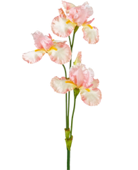 Flor artificial Iris 102 cm rosa claro